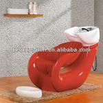 Snail hair shampoo chair with fiberglass base