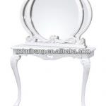 european style round mirror station for hair salon HB-B2266