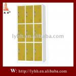 Fashion design and high-tech steel 9 door locker-HH-HSL-01