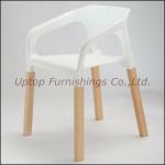 White Elegant Plastic Salon Chair(SP-UC001)-SP-UC001