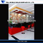 2013 Modern design salon furniture salon reception desk for sale