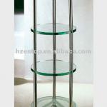 Floor shelf,zinc alloy / stainless steel material (KD packing)