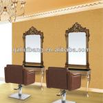 Antique style hair salon mirror station HB-B374