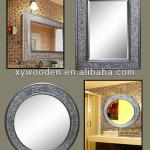 modern design decorative wood mirror/mosaic mirror in hair salon