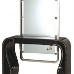 Salon station mirrors (single) fiber glass feet