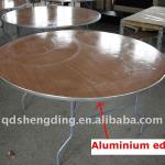 round plywood folding table-