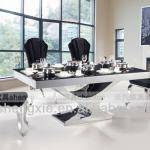 2014 Shenop Commercial Stainless Steel Dining Table Base High-end Tempered Glass Electromagnetic Oven Hot Pot Tables JFJ013-JFJ013