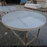 round resin restaurant table tops-KKR-table