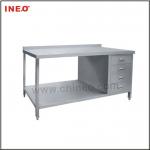 Commercial Stainless Steel Restaurant Tables(INEO are professional on commercial kitchen project)-SS98-07-1500