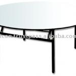 5 Ft. Round Folding Banquet Table-