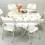 48&#39;&#39; portable folding restaurant table and chair set-SY-122Y