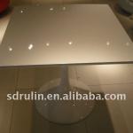 Square fiberglass dinner table