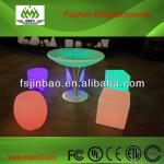 rechargeable color changing led illuminated decorative table