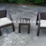 rattan two-seat cofee table