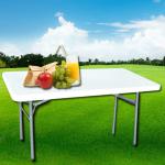 plastic rectangular folding table-BXT122