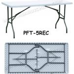 rectangular Plastic folding table-