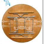 used wood used round banquet tables for sale