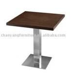 2012 Modern Canteen Table MDF with Stainless Steel(CT2024B)-CT2024B