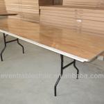 plywood ALU edge banquet folding table round table with USA leg-OH-RCT-1384