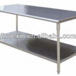 commercial stainless steel kitchen table