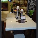 Modern and polished artificial mable tables for restaurant