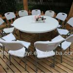5ft hotel foldable plastic round tables-SY-152ZY
