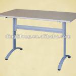 modern design durable woood and metal frame fast food table