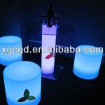 led tube table/glass cocktail table/shining glow furniture