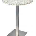 RHIT-60R Table, high, stainless steel, topalit 60 cms