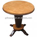 Chinese style wooden and marble top restaurant table HDCT133