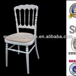 white wooden napoleon chair