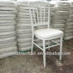 wooden banquet white napoleon chair