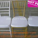 Wood and Resin Silla Tiffany Chair with Soft Cushion Chiavari Chairs