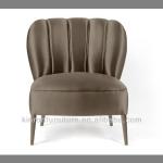 Wholesale Upholstered misty gray low sex chaise lounge chair K-C13