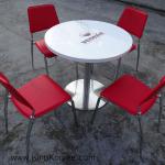 kkr used restaurant table and chair / restaurant chairs for sale-Solid Surface Table