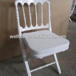 Wood folding napoleon chair