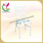 High class white aluminum tiffany chair with cushion YC-A22-YC-A22