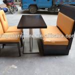 Booth sofa and chairs for restaurant table sets(XY0703)