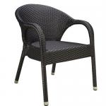 Aluminium Commercial for Restaurant PE Rattan or round wicker Chair MB2973