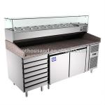TT-BC288C Stainless Steel Pizza Refrigerated Table
