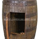 Whiskey Barrel Sink Cabinet-