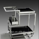 stainless steel dining trolley