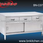 Stainless Steel Working Bench Cabinet with Drawers