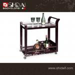 N6401 Modern restaurant equipment restaurant cart with wheels