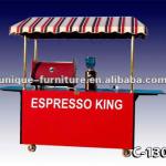 coffee cart /Solid wood mobile coffee cart ,customized design