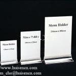 Regular-sized T-frame menu holder stand for poster holder &amp; counter display HS-MH043S