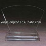modern fan shaped acrylic menue holder or acrylic table menue display holder