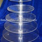 7-tier Round Clear Perspex Cake Stand (FD-A-0140)