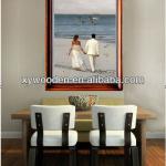 wooden moulding photo frame for dining room decorative