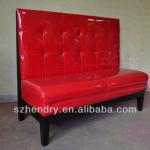 red restaurant sofa/restaurant booths for sale